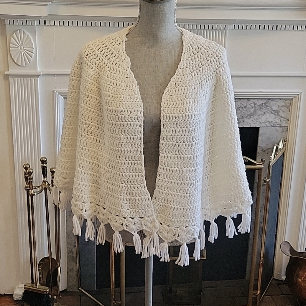 Vintage Crocheted Cape